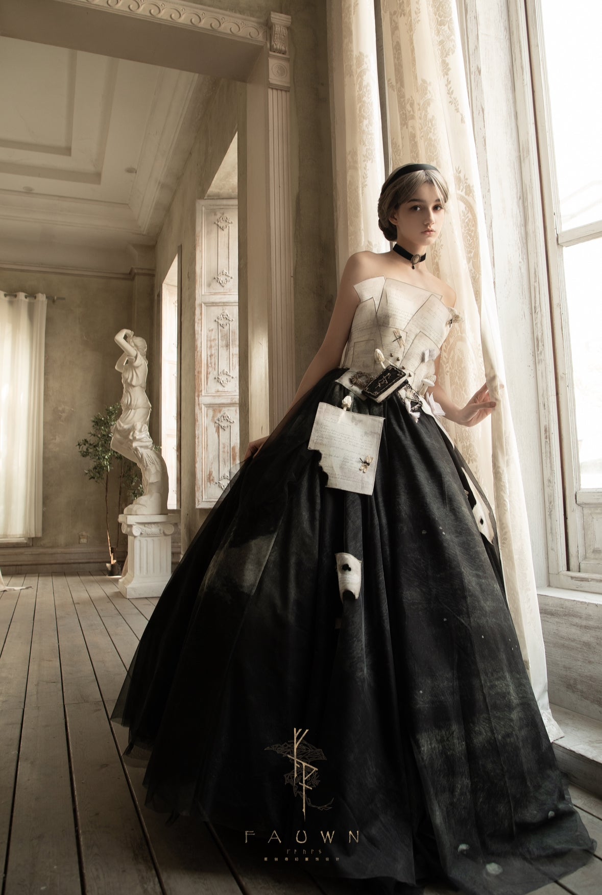 FAUWN | Fading Wall Paper Bridal Gown