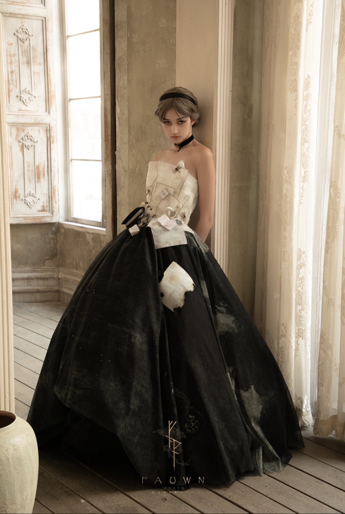 FAUWN | Fading Wall Paper Bridal Gown